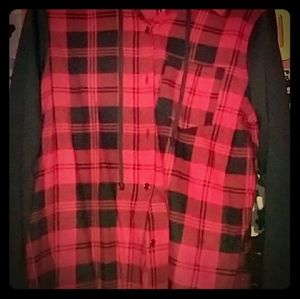 Hooded flannel